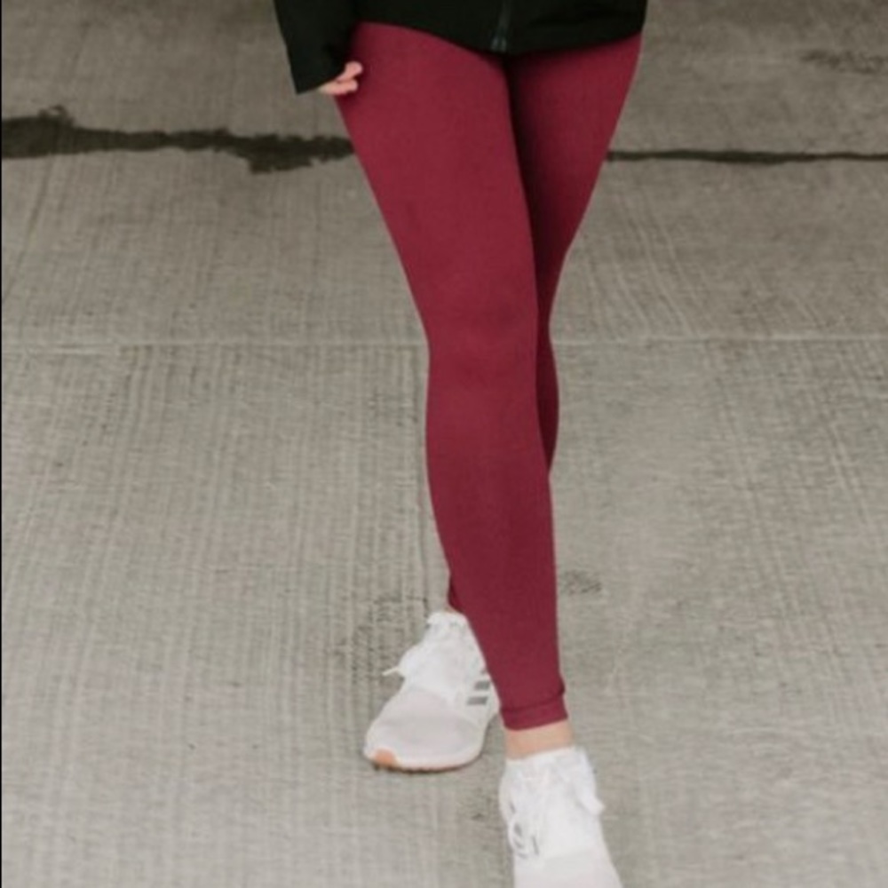 Balance Athletica - Journey Collection Red / Maroon Legging - Small